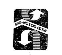 GOOD ROOFS SAVE ENERGY trademark