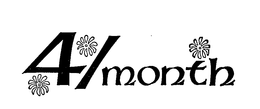 4/MONTH trademark