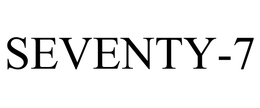 SEVENTY-7 trademark