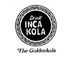 DRINK INCA KOLA THE GOLDENKOLA trademark