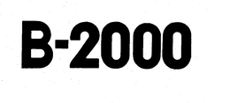 B-2000 trademark