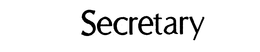 SECRETARY trademark