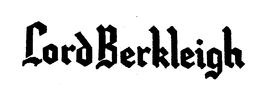 LORD BERKLEIGH trademark