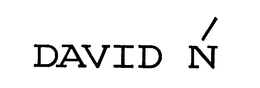 DAVID N trademark