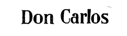 DON CARLOS trademark