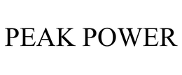 PEAK POWER trademark