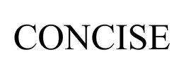 CONCISE trademark