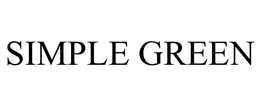 SIMPLE GREEN trademark