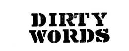DIRTY WORDS trademark