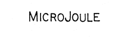 MICROJOULE trademark