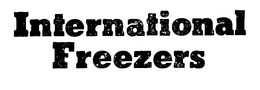 INTERNATIONAL FREEZERS trademark