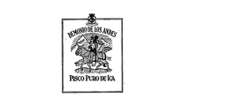 DEMONIO DE LOS ANDES PISCO PURO DE ICA M P O trademark