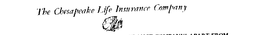 THE CHESAPEAKE LIFE INSURANCE COMPANY trademark