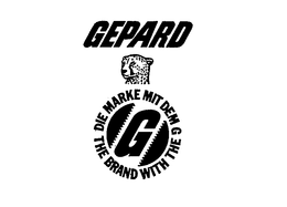 GEPARD G THE BRAND WITH THE G trademark