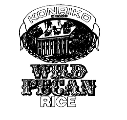 KONRIKO BRAND WILD PECAN RICE SUPREME QUSUPREME QUALITY SINCE 1912, EXTRA FANCY LONG GRAIN RICE FROM THE OLDEST RICE MILL IN THE USA! trademark