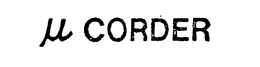 CORDER trademark