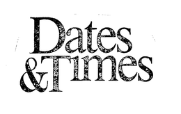 DATES & TIMES trademark