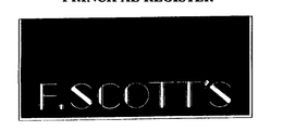 F. SCOTT'S trademark