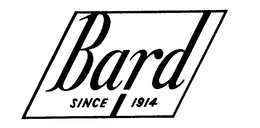 BARD SINCE 1914 trademark