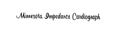 MINNESOTA IMPEDANCE CARDIOGRAPH trademark