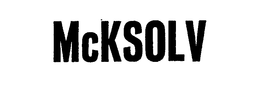 MCKSOLV trademark