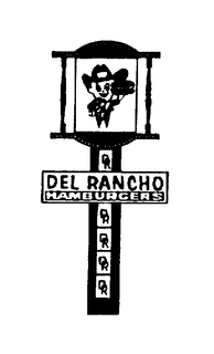 DEL RANCHO HAMBURGERS trademark