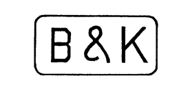 B & K trademark