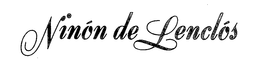 NINON DE LENCLOS trademark