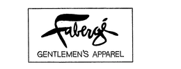 FABERGE GENTLEMEN'S APPAREL trademark