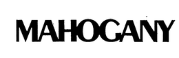 MAHOGANY trademark