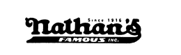 SINCE 1916 NATHAN'S FAMOUS INC. trademark