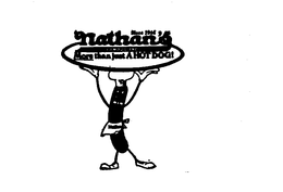SINCE 1916 NATHAN'S FAMOUS, INC.  MORE THAN JUST A HOT-DOG trademark