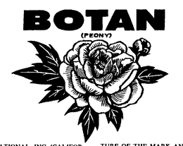 BOTAN (PEONY) trademark