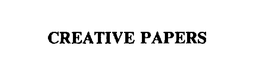 CREATIVE PAPERS trademark