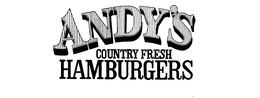 ANDY'S COUNTRY FRESH HAMBURGERS trademark