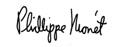 PHILLIPPE MONET trademark