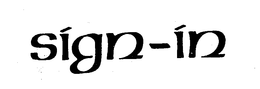 SIGN-IN trademark