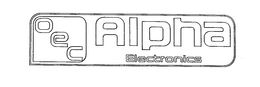 OEC ALPHA ELECTRONICS trademark