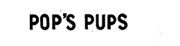 POP'S PUPS trademark