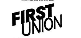 FIRST UNION trademark