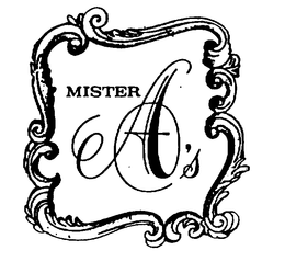 MISTER A'S trademark