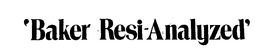 'BAKER RESI-ANALYZED' trademark