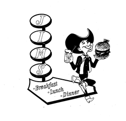 JIM'S BREAKFAST LUNCH DINNER trademark