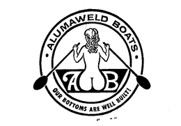 ALUMAWELD BOATS AB OUR BOTTOMS ARE WELL BUILT! trademark