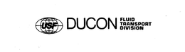 DUCON FLUID TRANSPORT DIVISION USF trademark