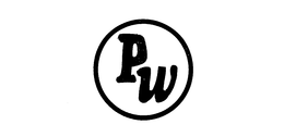 PW  P W trademark