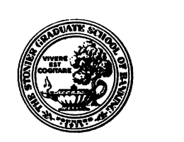 THE STONIER GRADUATE SCHOOL OF BANKING VIVERE EST COGITARE FOUNDED 1935 trademark