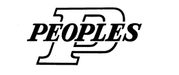 P PEOPLES trademark