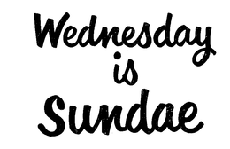 WEDNESDAY IS SUNDAE trademark