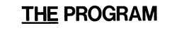 THE PROGRAM trademark